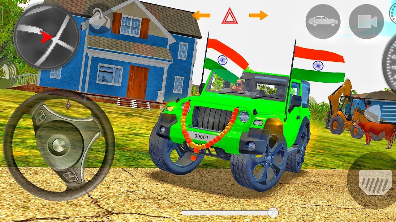 Modified Mahindra 😈Thar Car Games: Indian Cars   (Gadi Wala Game) - Car Game Android Gameplay⚡ 2025