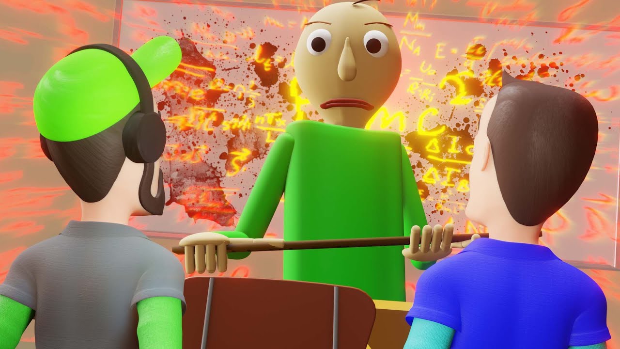 Can Two Friends Beat BALDI in Baldi's Basics Multiplayer Mods?!