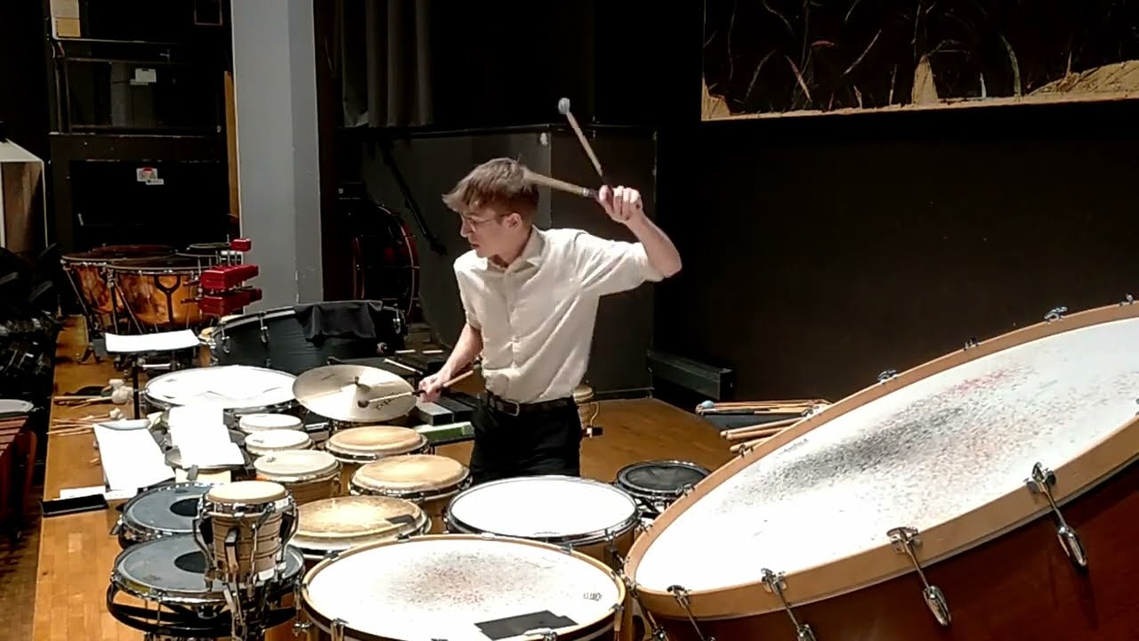 Iannis Xenakis - Psappha (performed by Gabriel Michaud)