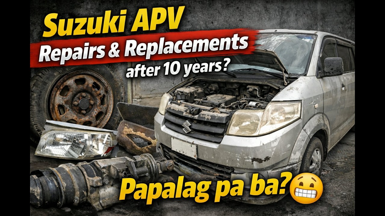 Suzuki APV After 10+ Years - Repairs and Replacements