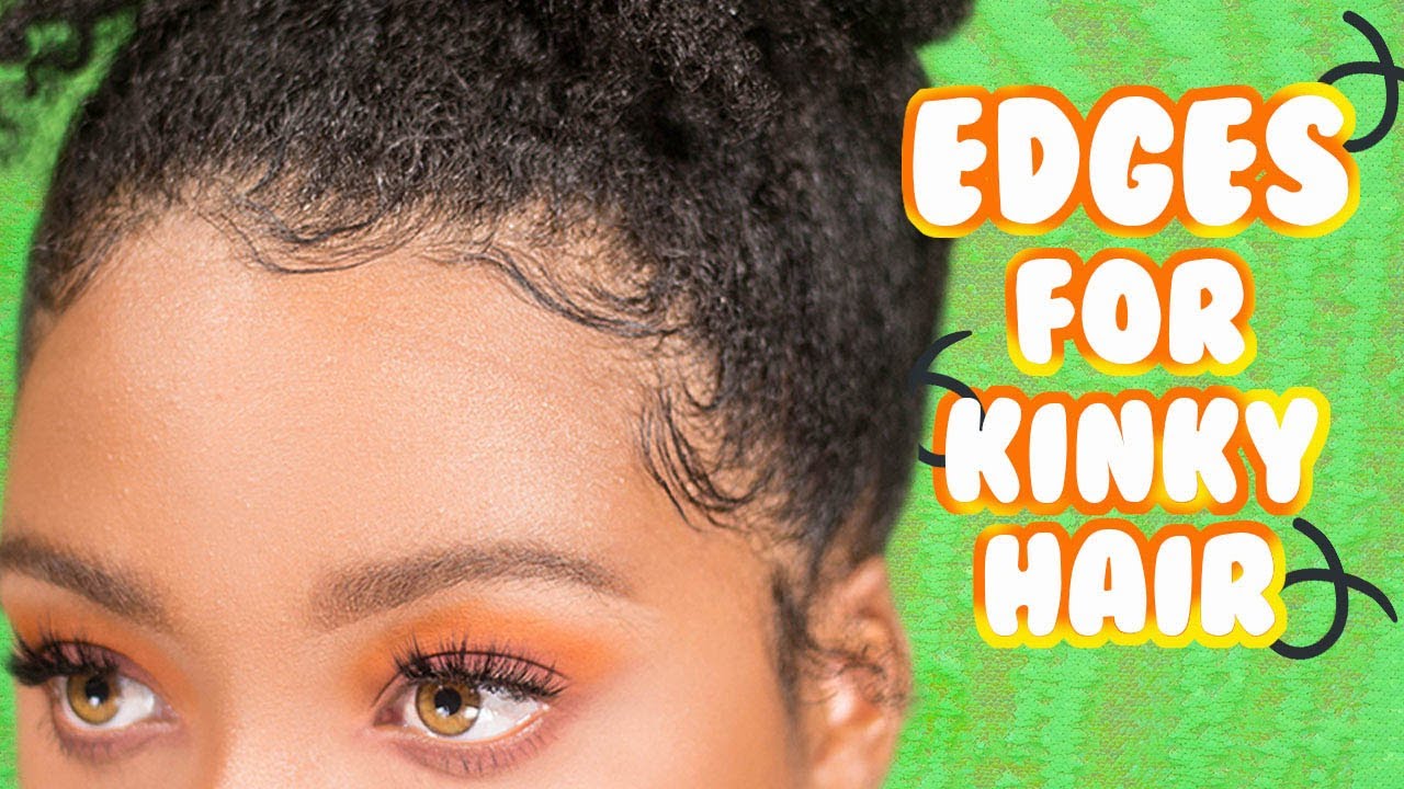 How To Swoop Your Edges For Coarse Natural Hair! | Type 4 😜