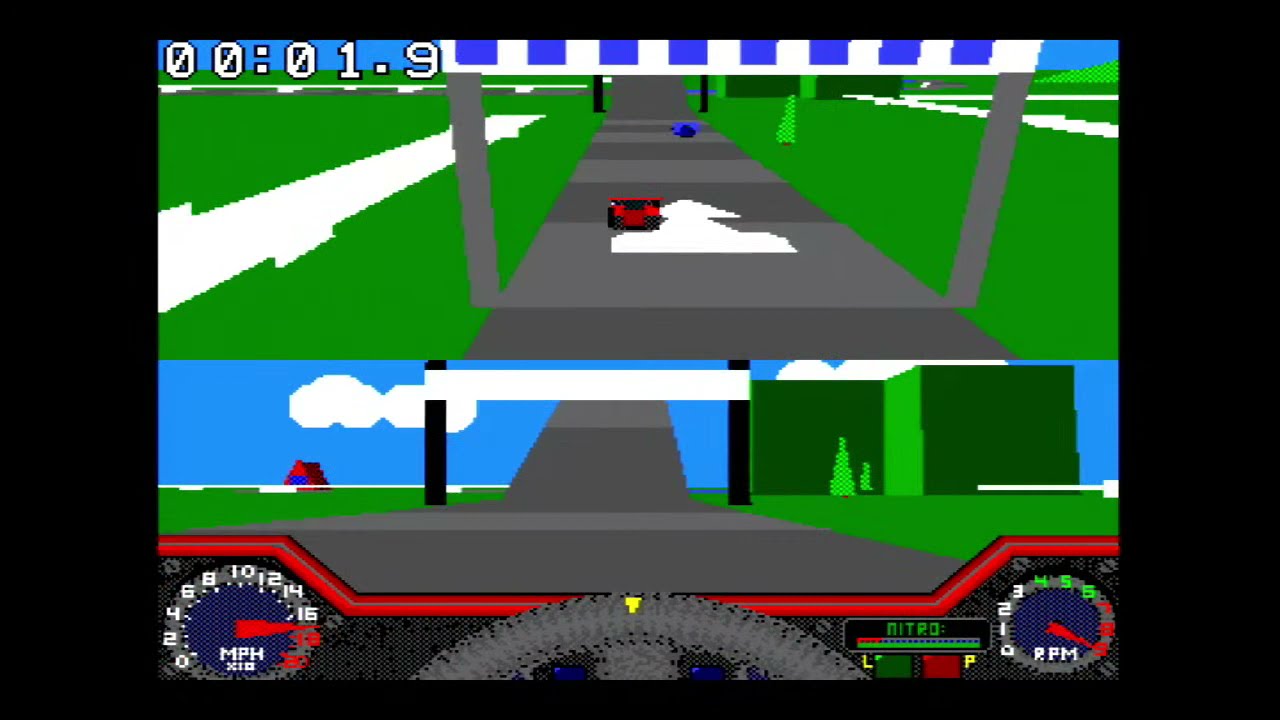 Stunt Racer 2000 Old Replays from the mid 1990s Acorn Archimedes A420/1 4mb Hard Drive 4th Dimension