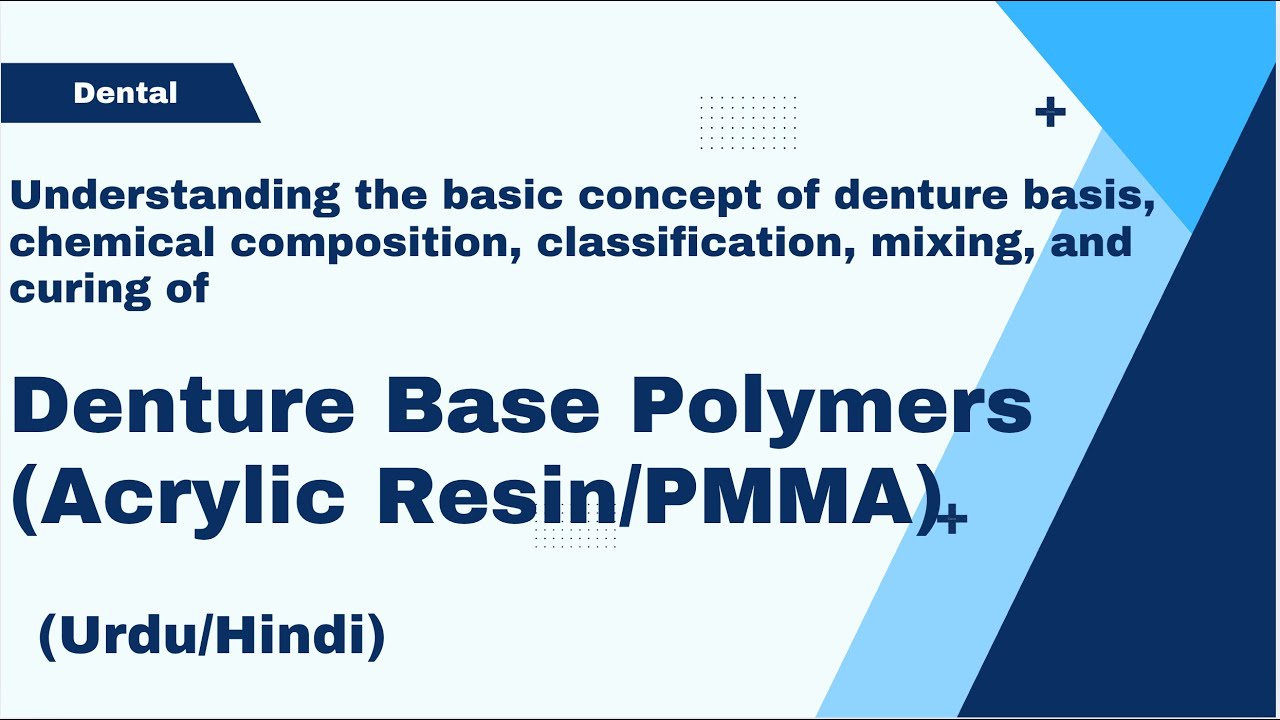 Denture Base Polymers (Part 1)