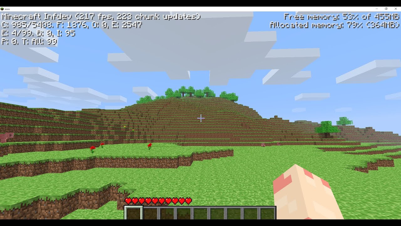 Minecraft Java Edition Infdev 20100624