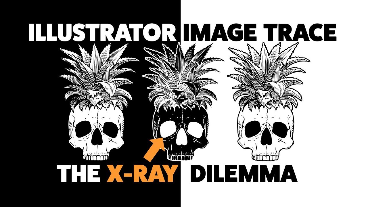 [Illustrator Tutorial] Image Trace & The X-Ray Dilemma
