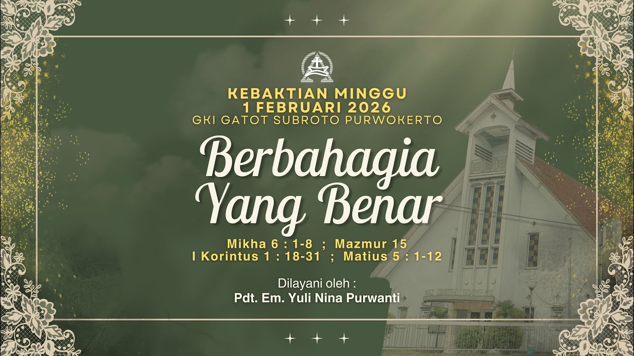 KEBAKTIAN MINGGU - 1 FEBRUARI 2026