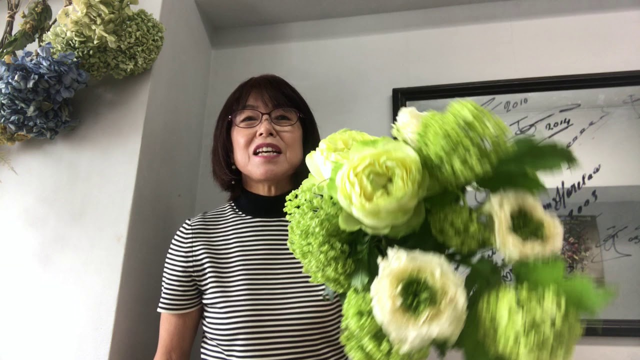 ナチュラルブーケの作り方・レッスン　Natural hand tied bouqet lesson How to make