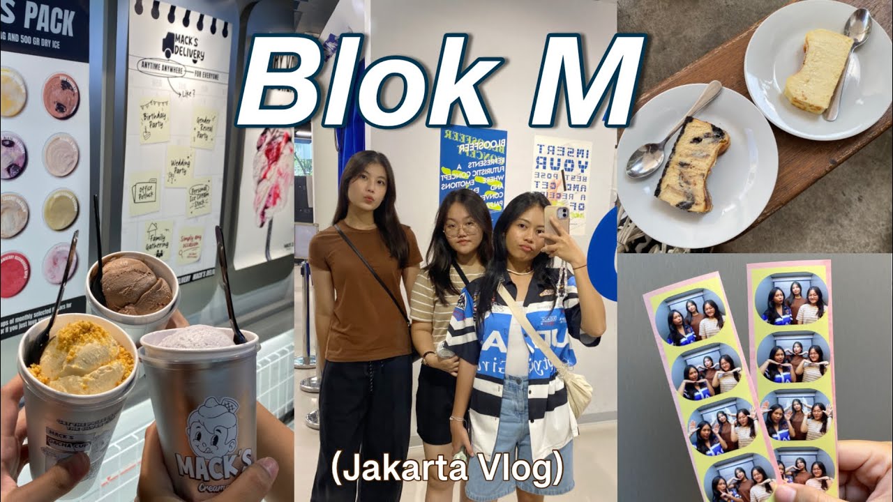 Jakarta Vlog: Cobain Makanan Viral di Blok M | Keliling Blok M Seharian!!!