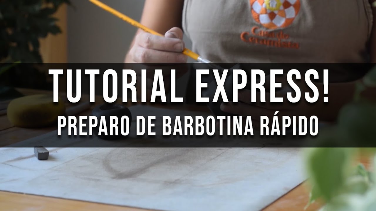 Como preparar barbotina r&aacute;pida sem recipiente!