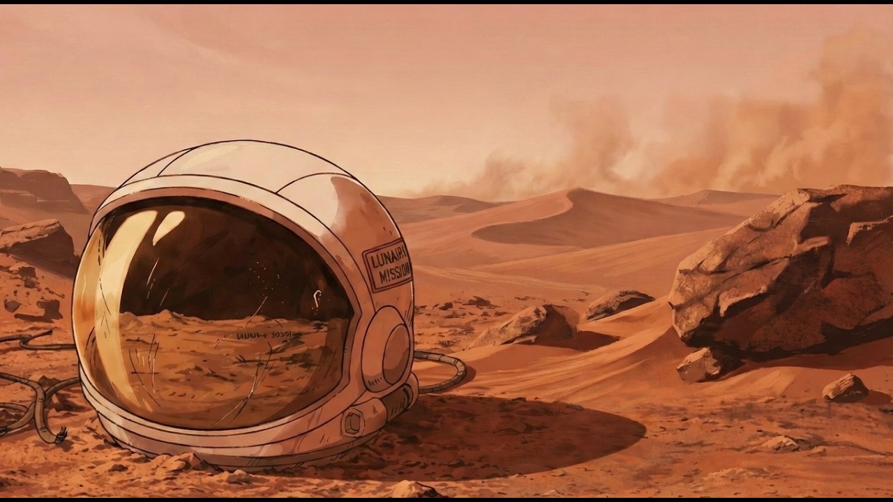 Dark Space Lofi 🛰️ 1 Hour of Deep Focus & Solitude (Static Moon Station) 🧑‍🚀🌌
