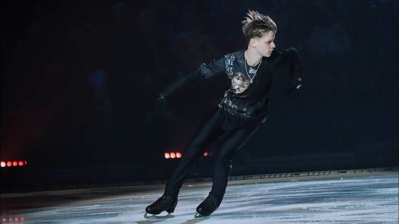 Gleb Lutfullin skating on Alexey Mishin tribute ice show (9 March 2025)