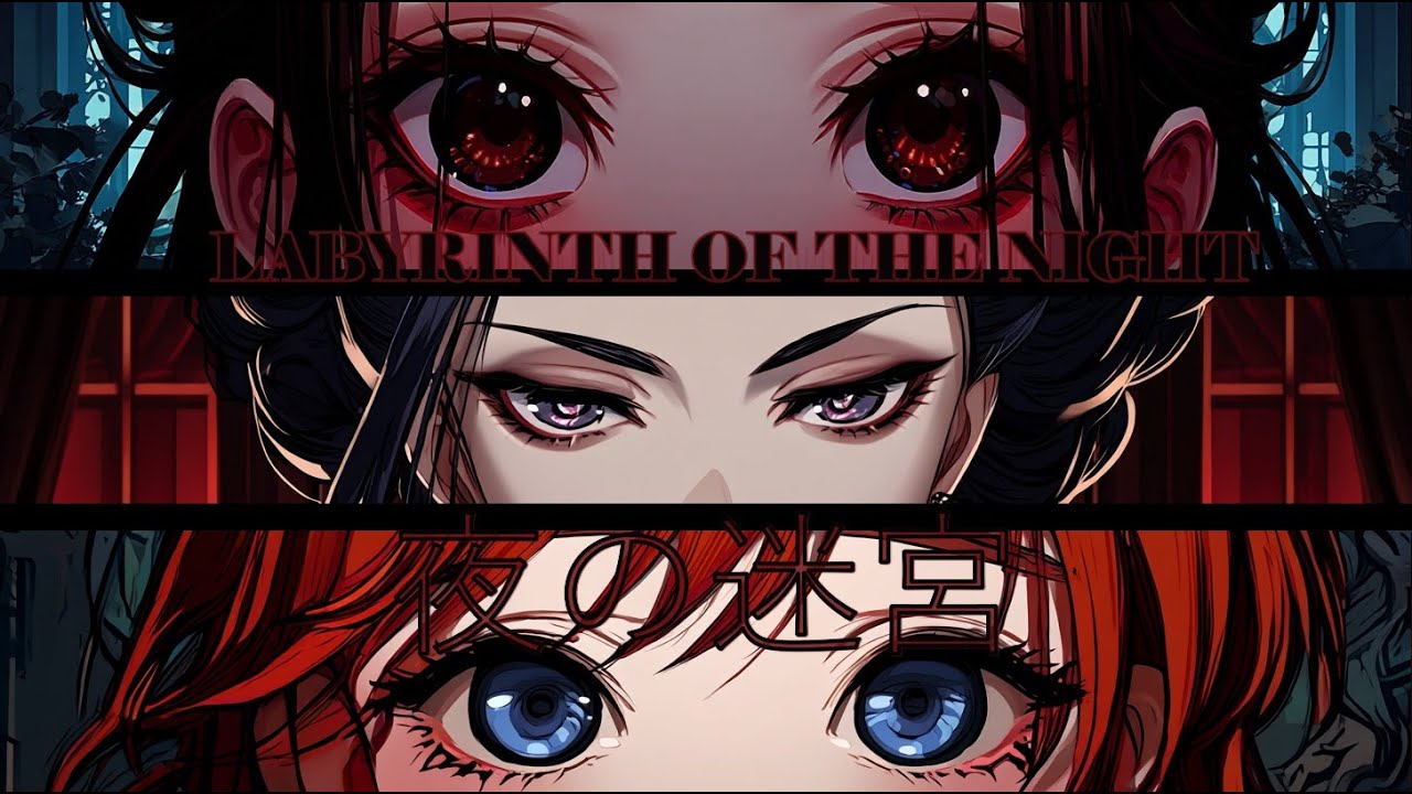 𝄞 CLIP | 👑 LABYRINTH OF THE NIGHT🩸一 夜の迷宮 🌕| [Feat.@RavenHime🍷][Music Made With AI]