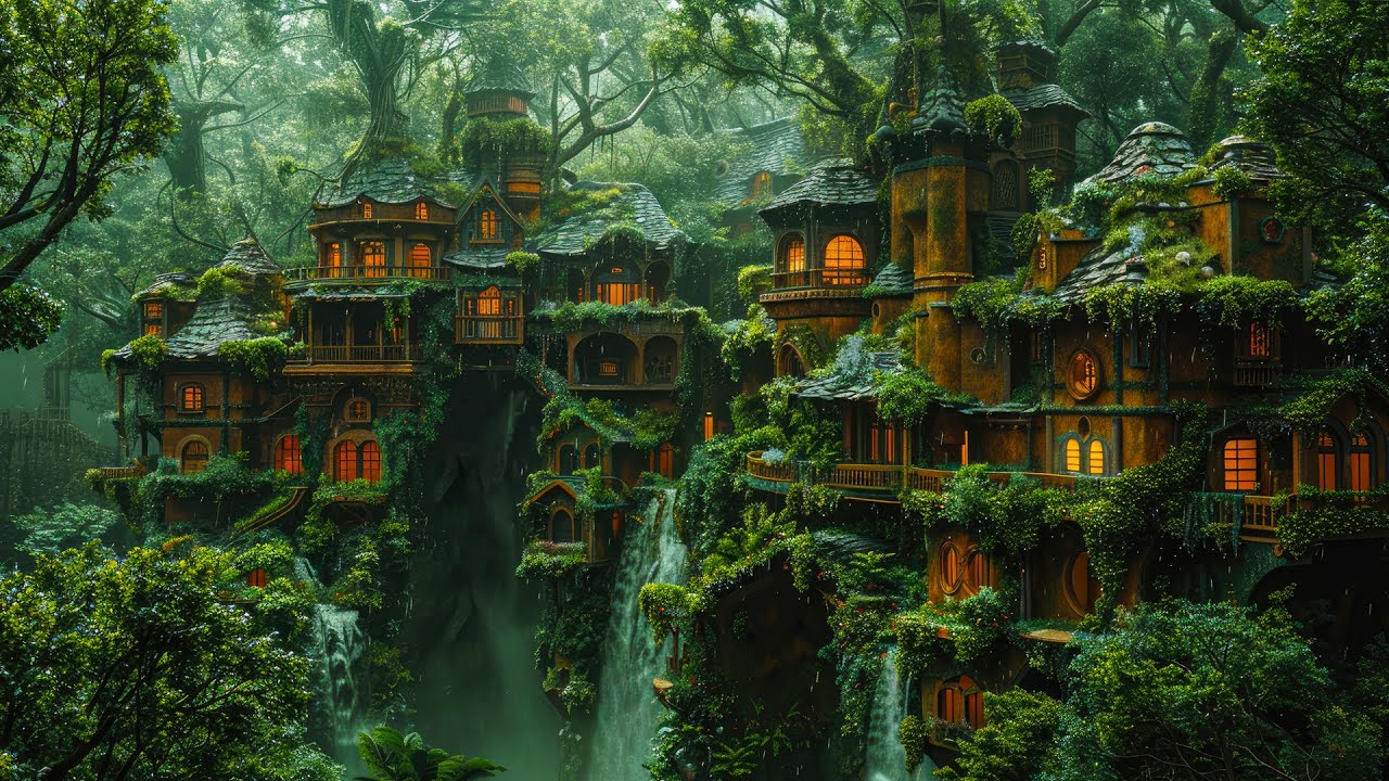 Abandoned, Wild, and Mysterious Medieval Castle | Celtic Music for Sleep and Relaxation