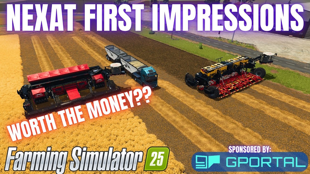 СТОИТ ЛИ ПОКУПАТЬ?? - ПЕРВЫЕ ВПЕЧАТЛЕНИЯ NEXAT - Farming Simulator 25 - Спонсор GPortal