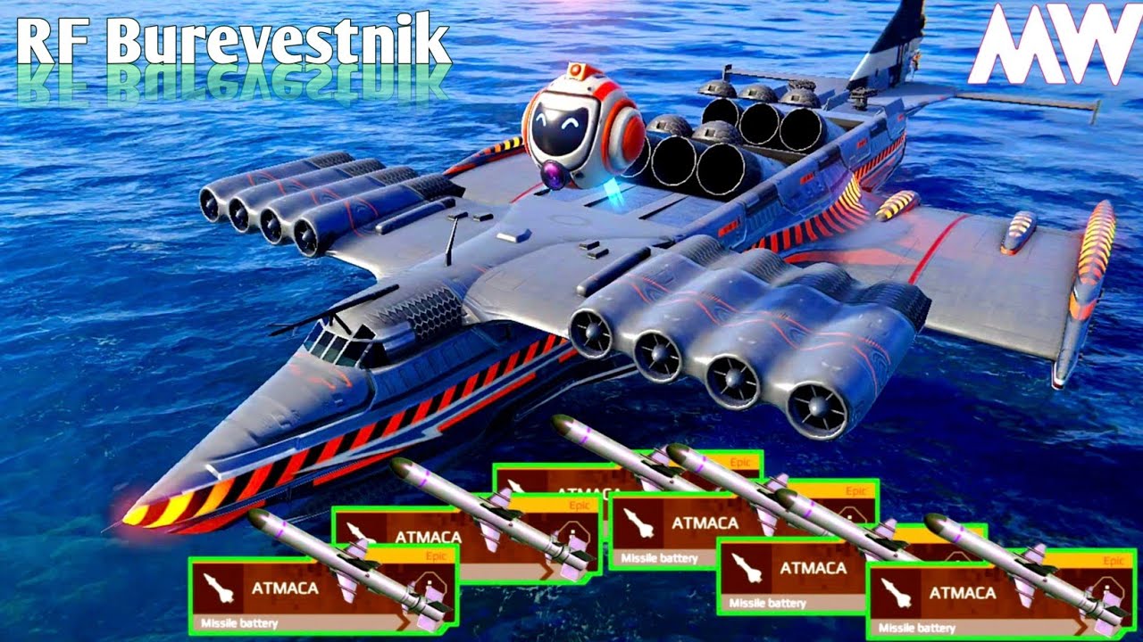 Best💀Long-Range Build? RF Burevestnik 4x ATMACA Update In Modern Warships Gameplay!