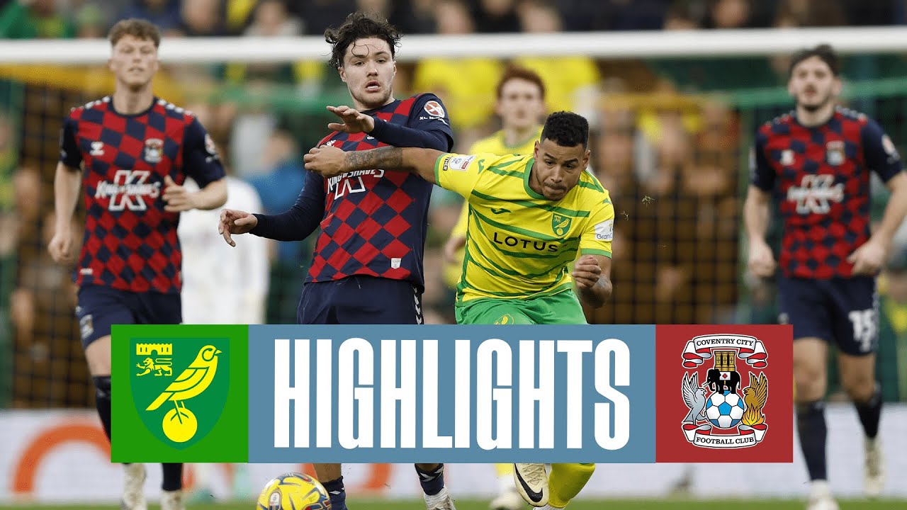 Norwich City v Coventry City highlights