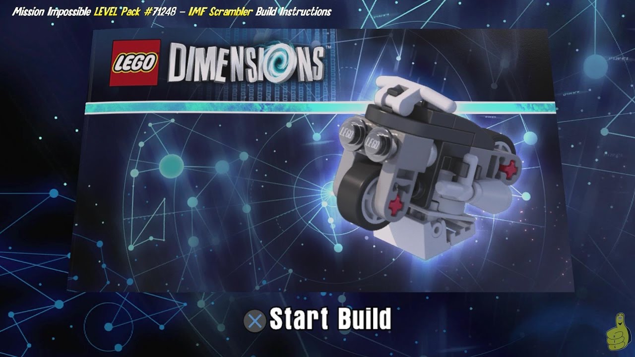 Lego Dimensions: IMF Scrambler / Build Instructions (Mission Impossible LEVEL Pack #71248) - HTG