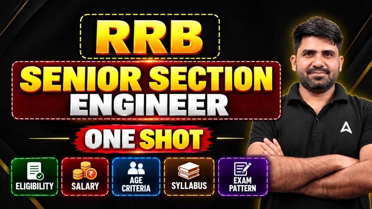 RRB Senior Section Engineer 2026 | Complete Syllabus, Salary & Exam Pattern