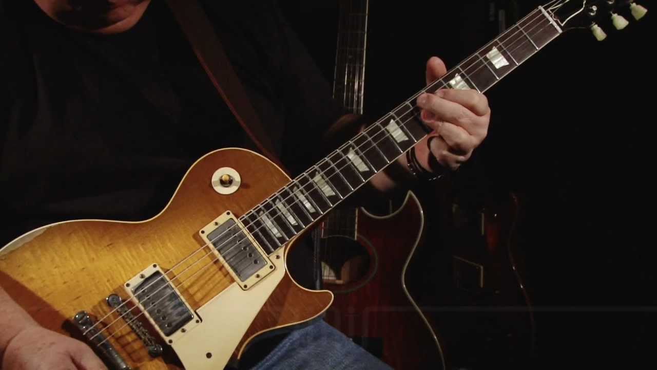Whitesnake Guitarist Bernie Marsden plays 'Dynaflow' on his 1959 Gibson Les Paul at WildWire Music