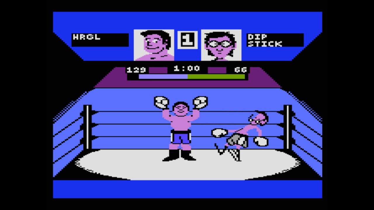Fight Night for the Atari 8-bit family