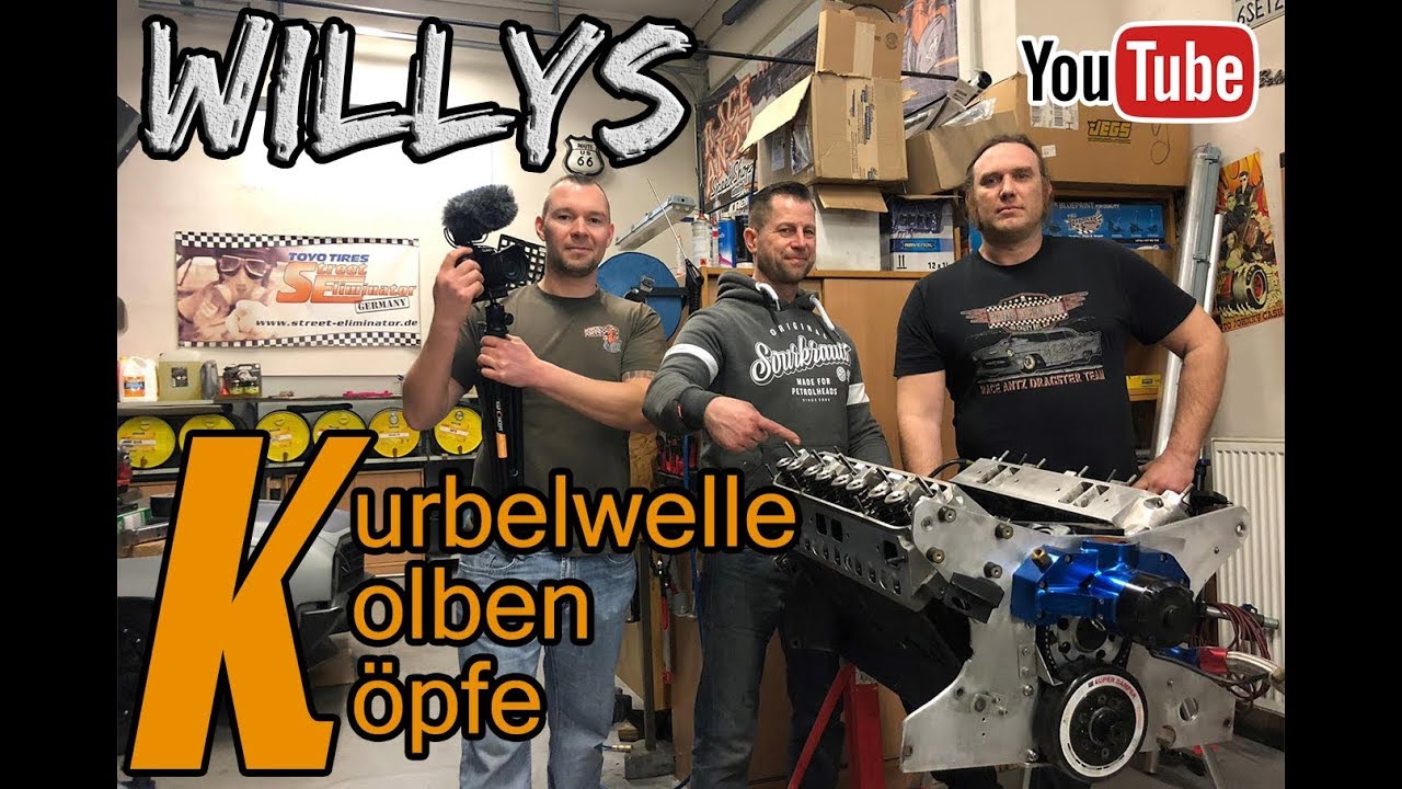 Race Antz - Willys Kurbelwelle - Kolben - Köpfe