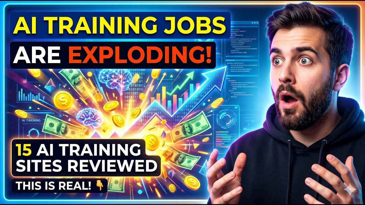 AI Training Jobs Are Exploding 👉 15 AI Training Sites That Pay Real Money