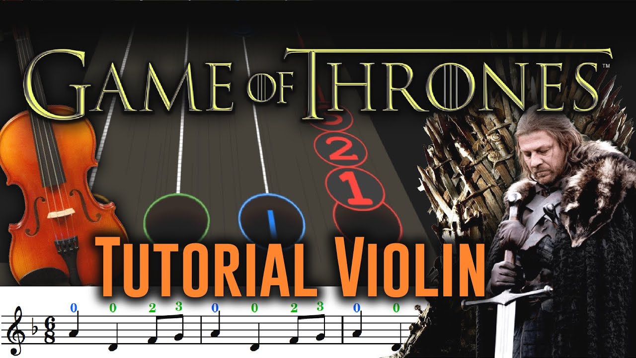 Game of Thrones - Tutorial - Violín Play Along 🎻
