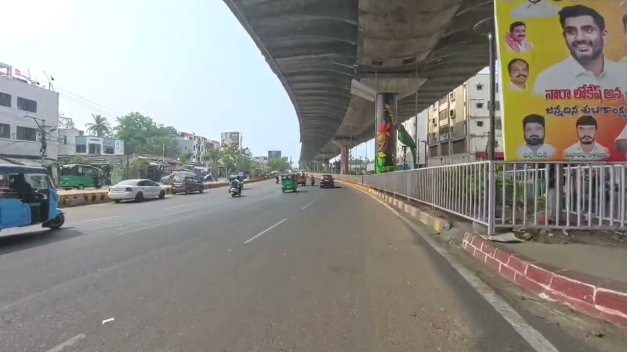 Vijayawada city nature and bike ride 