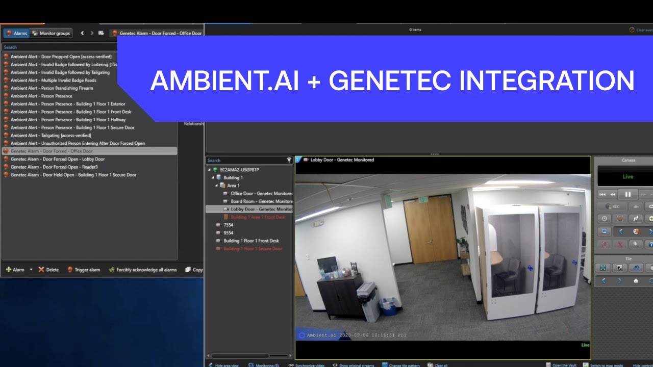 Ambient.ai + Genetec Access Control Integration