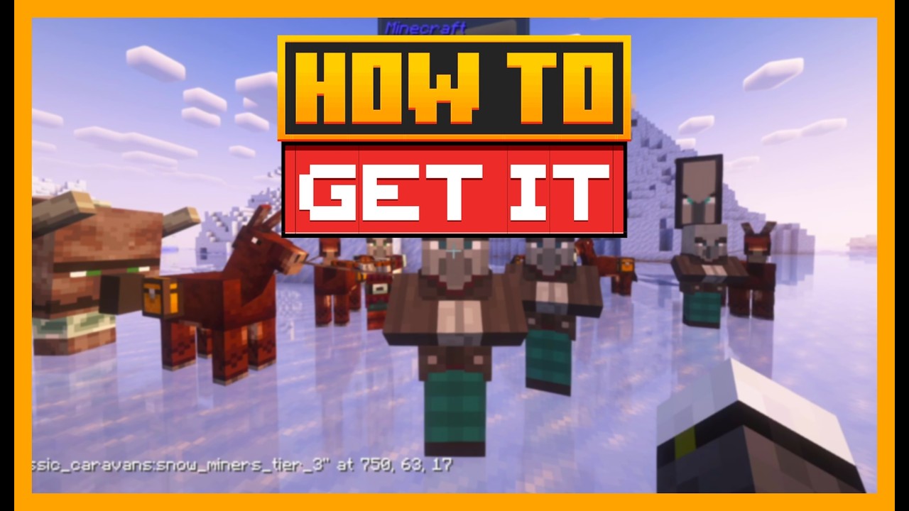 HOW TO GET the Pillager Caravans MOD for MINECRAFT