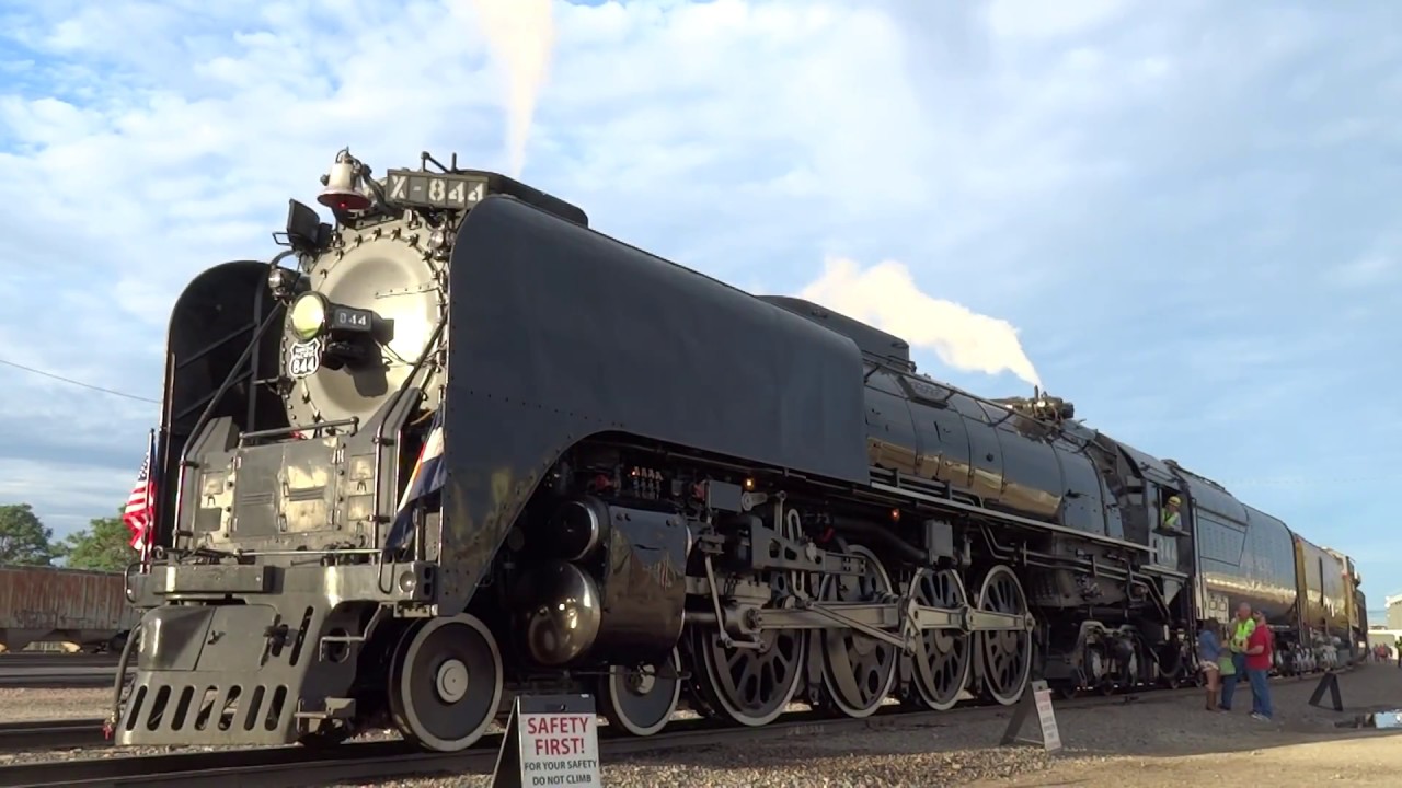 Union Pacific 844 From Denver, CO to Cheyenne, WY July 2017