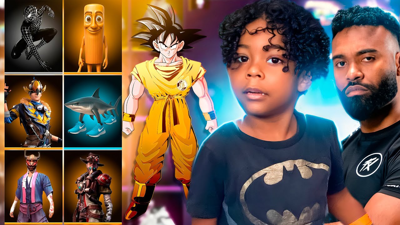 Meu Filho pediu e eu COMPREI Tudo no Free Fire