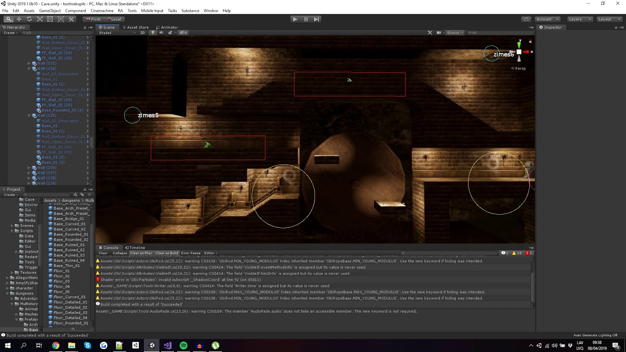 Unity3D level design timelapse