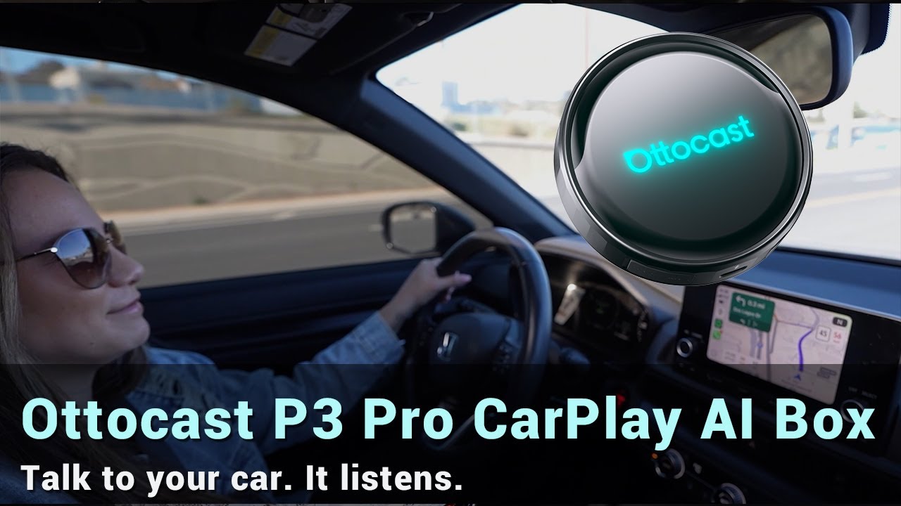 OttoAibox P3 Pro CarPlay AI Box. Поговорите со своим автомобилем. Он вас услышит.