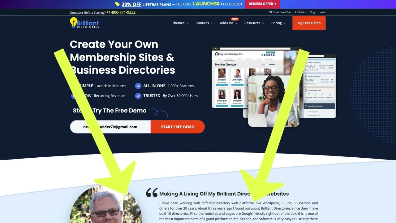 Brilliant Directories - Broad Search vs. Strict Directory Search
