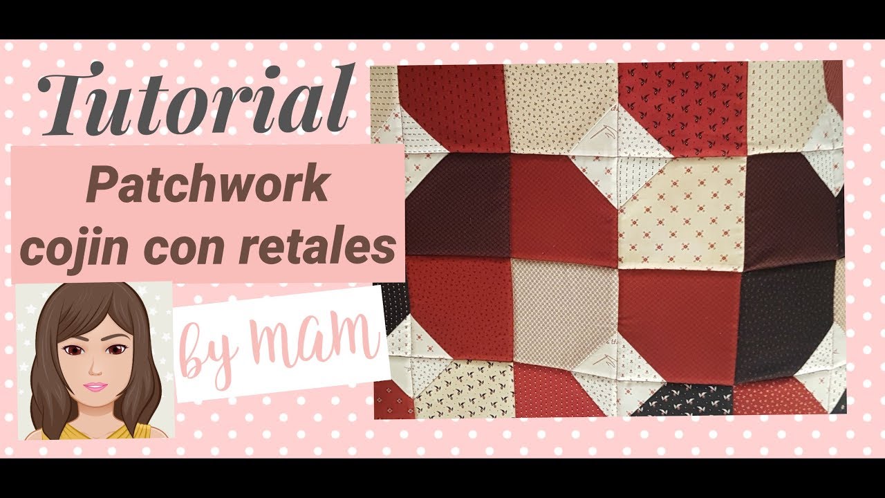 Cojin para perrita con retales(charm pack) - #MAM #patchwork