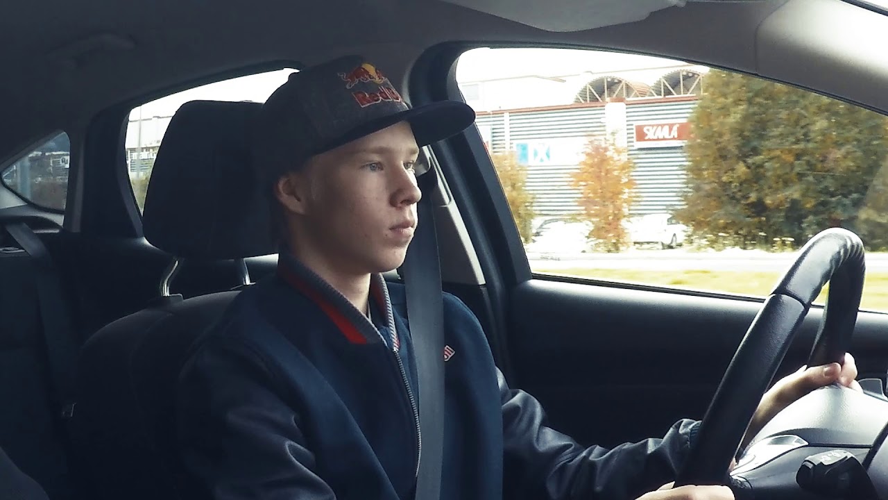 Kalle Rovanper&auml; Takes His Driving Test