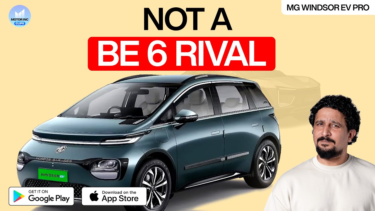 MG Windsor EV Pro is not a BE 6 rival | #MotorIncClips