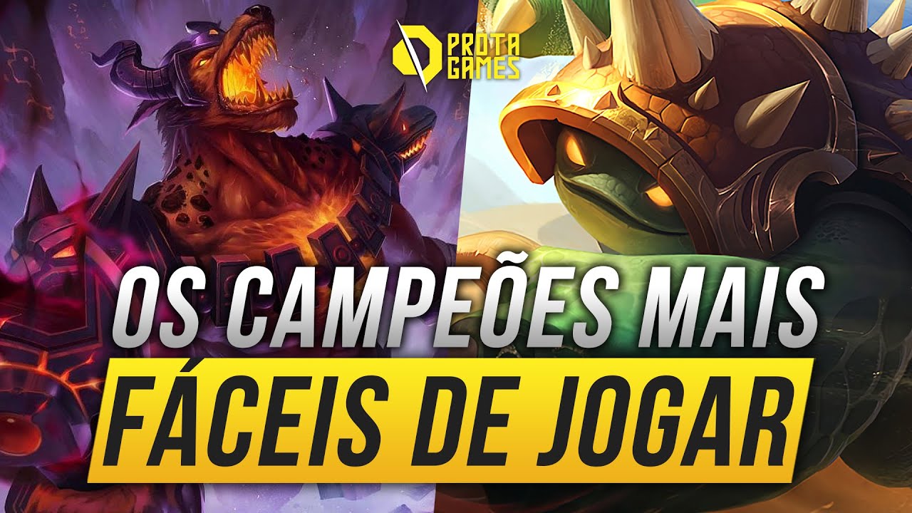 OS 5 MELHORES CAMPEÕES SEM MECÂNICA - LEAGUE OF LEGENDS