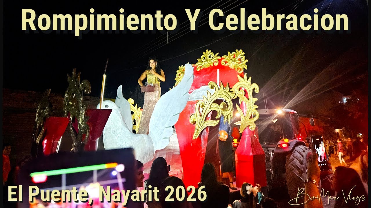 Tradicion, Banda, y Pueblo: Rompimiento de Fiestas Patronales en Nayarit!