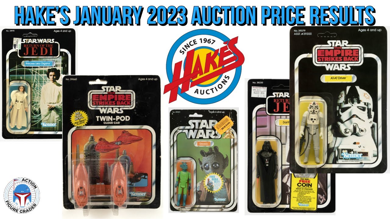 Hakes Auctions January Session Recap | Vintage Star Wars Action Figure Prices