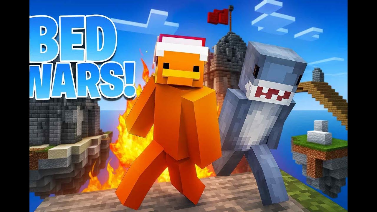 Minecraft Bedwars with friends!