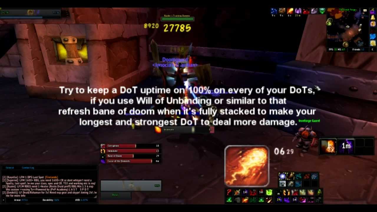 Destruction Warlock PvE guide 4.3