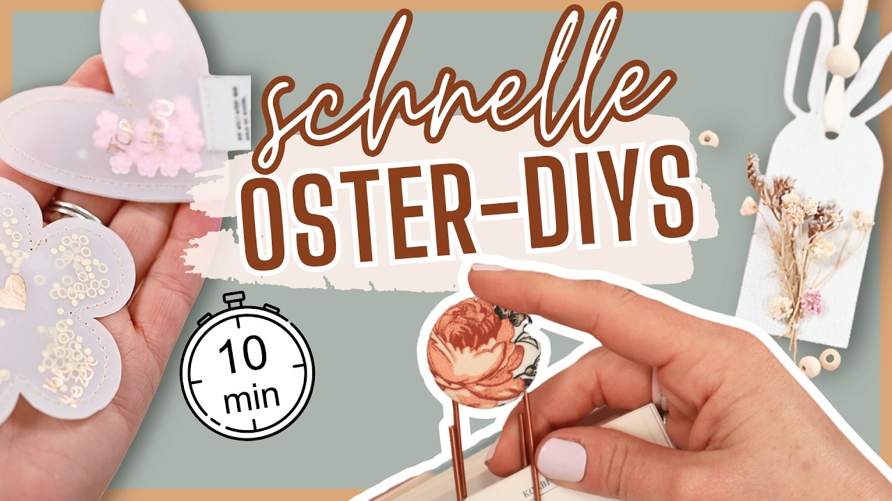😍 EINFACHE Oster-DIYs in 10 Minuten🌸 | schnelle Geschenkideen