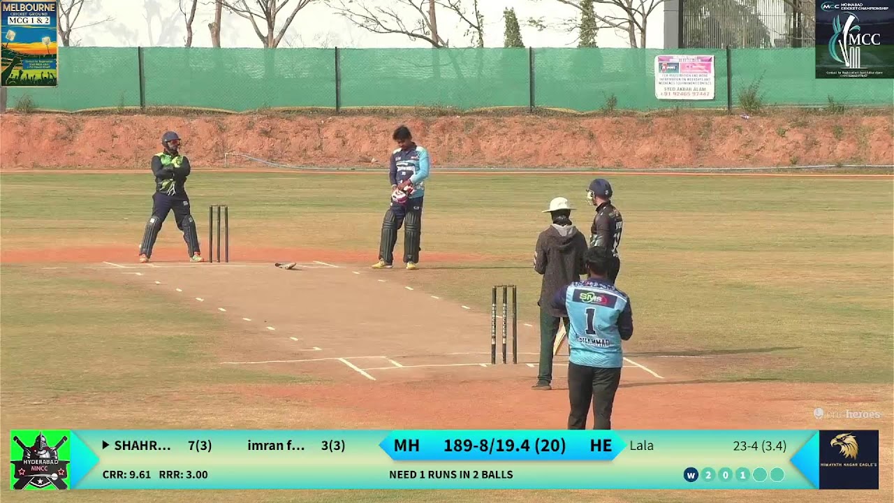 (MCC)MOINABAD CRICKET CHAMPIONSHIP SE-70☆HIMAYATH NAGAR EAGLES VS MNCC HYDERABAD☆ #cricket