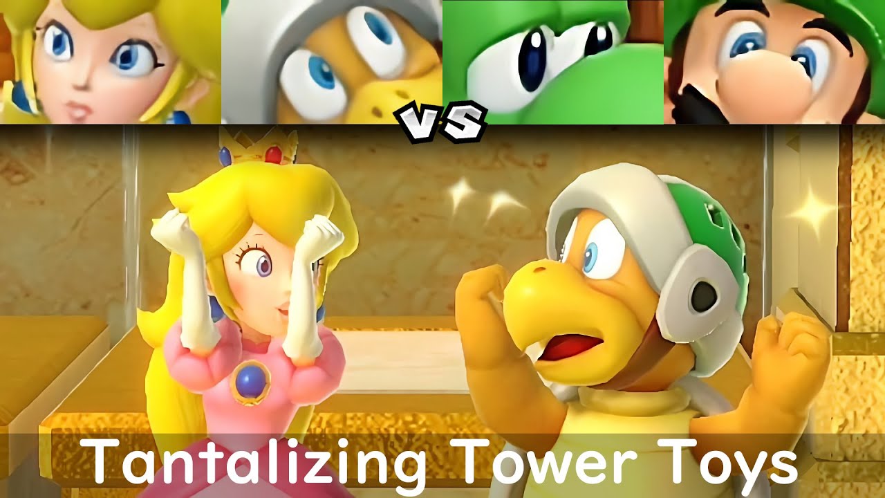 Super Mario Party Peach and Hammer Bro vs Yoshi and Luigi #82