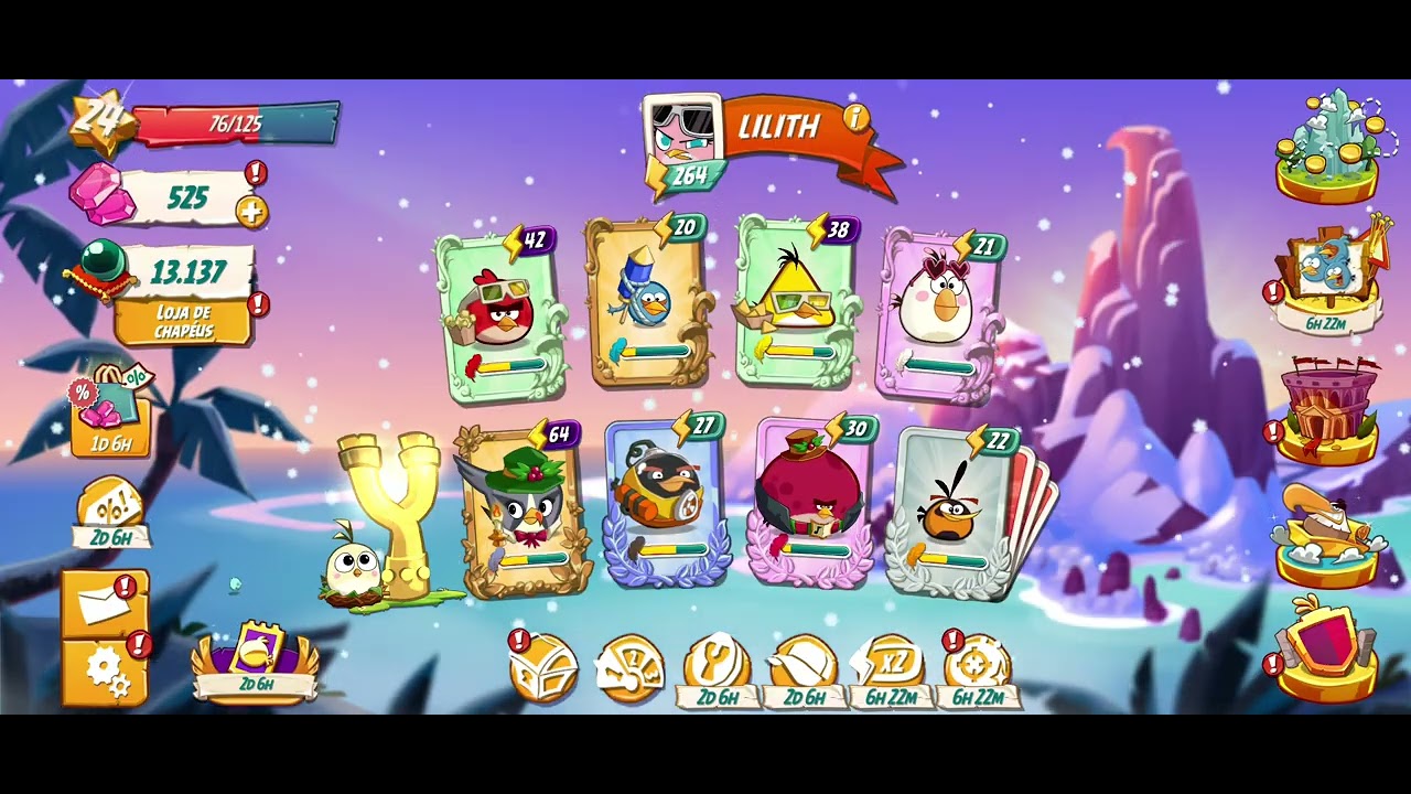 Angry birds 2 com minha mãe de novo 