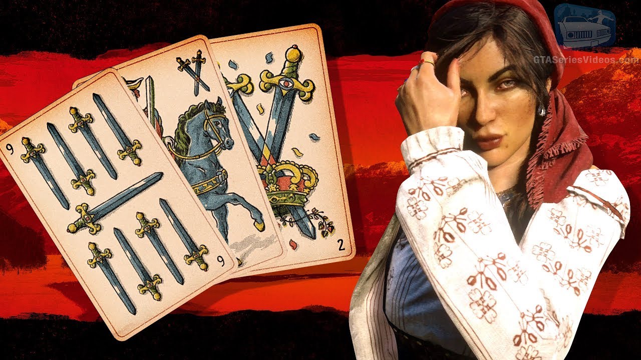Red Dead Online - All Suit of Swords Tarot Cards Locations [Madam Nazar Collection]