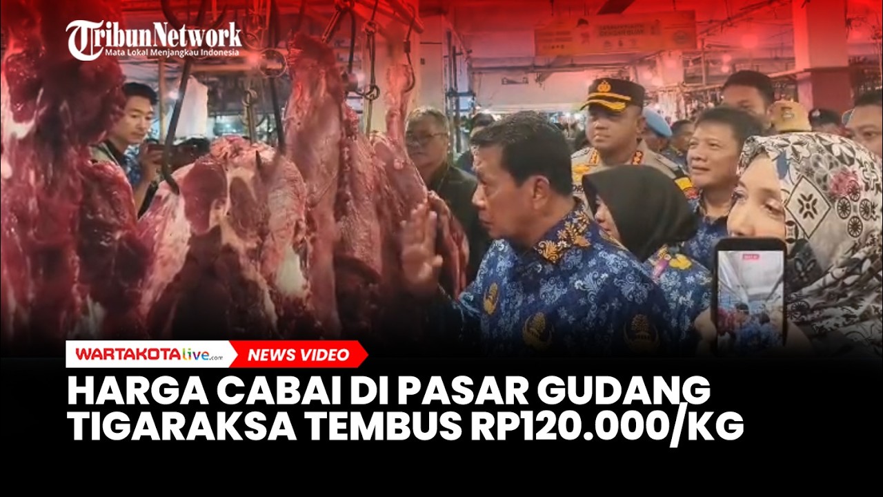 Harga Cabai di Pasar Gudang Tigaraksa Tembus Rp120 Ribu per KG Jelang Idulfitri