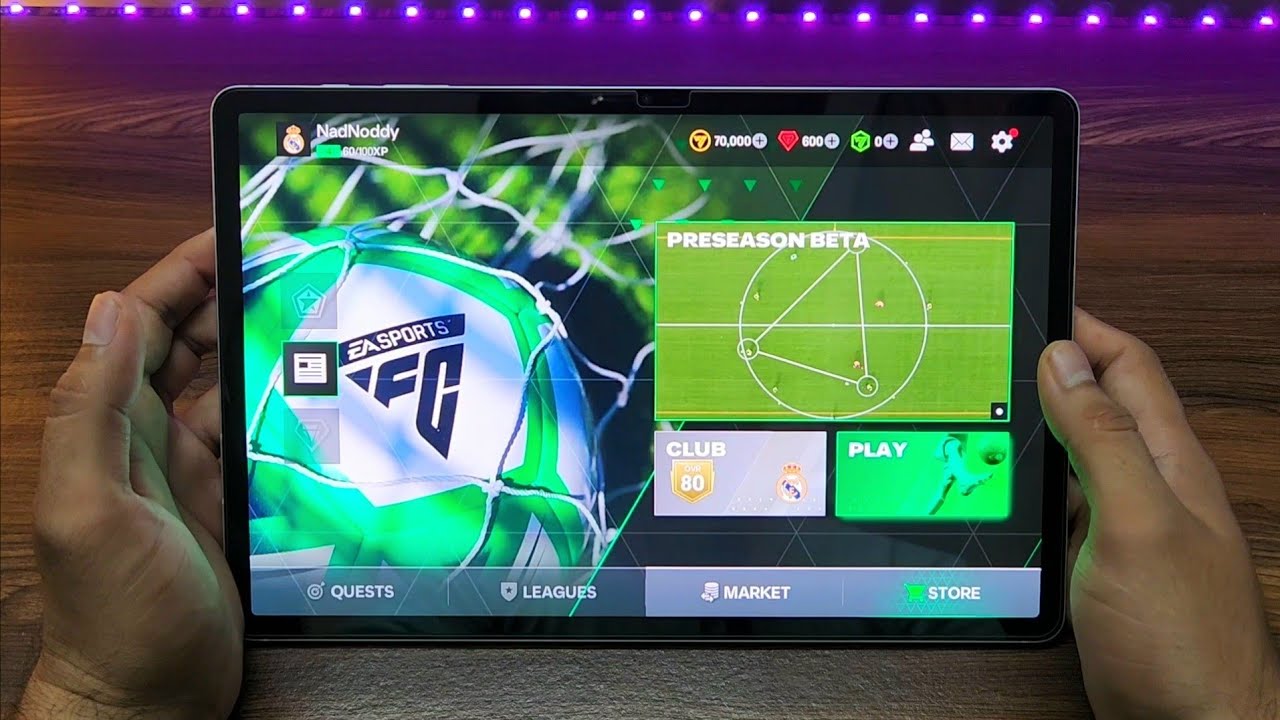 EA FC24 (BETA)  Mobile Gameplay (Ultra Graphics) Samsung Tab S8+